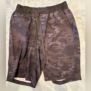 DEPART WEST Boys Size Youth Extra Small Black Grey Camouflage Athletic S…